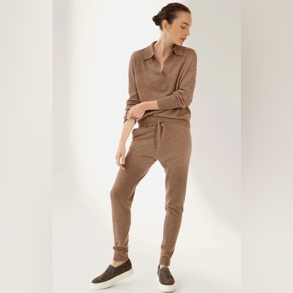 R Label The Reset Cashmere Sweater - Blush - Sz XS - Picture 2 of 7